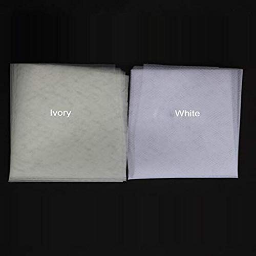2 Tier Wedding Bridal Veil with Comb White Ivory Cut Edge Waltz Length - Image 8