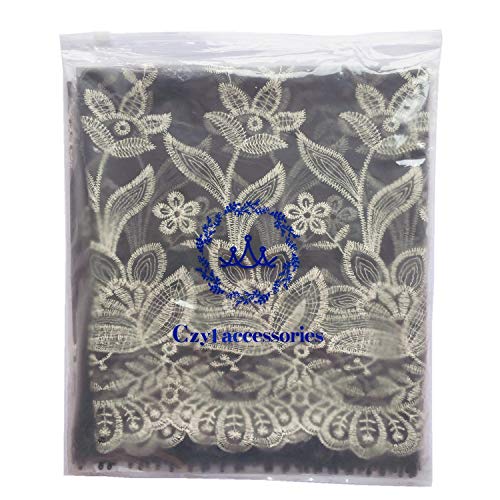 Grettytling Infinity Veil Traditional Vintage Inspired Wrap Veil Mantilla, Measuring about 45X24 inche - Image 8