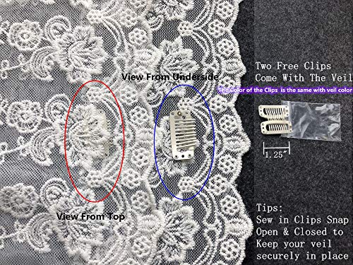 BEAUTELICATE Lace Veil For Church Catholic Cathedral Chapel Mantilla 1st Communion Head Covering Latin Mass Easter - Image 7